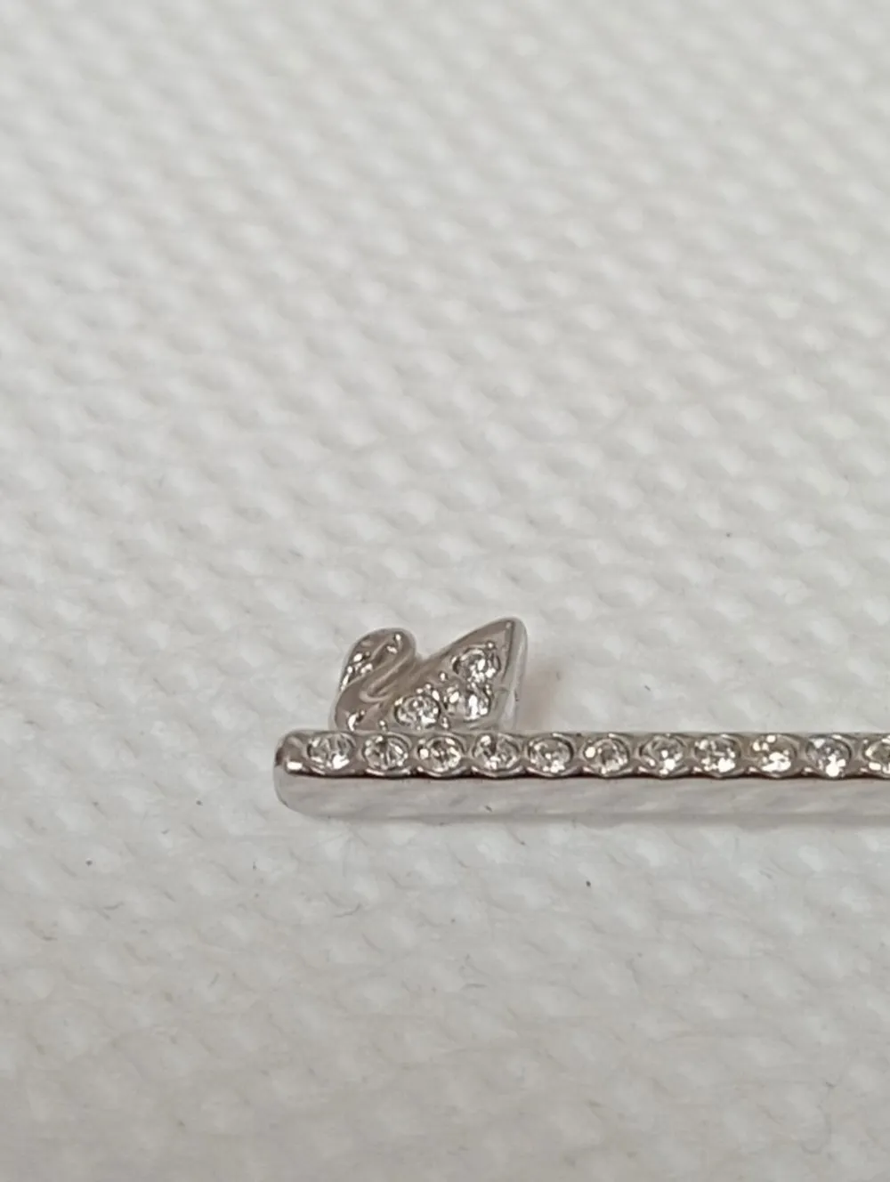 Ketten>Svarowski Halskette silberfarben