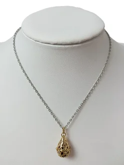 Ketten>myns Halskette silberfarbengoldfarben