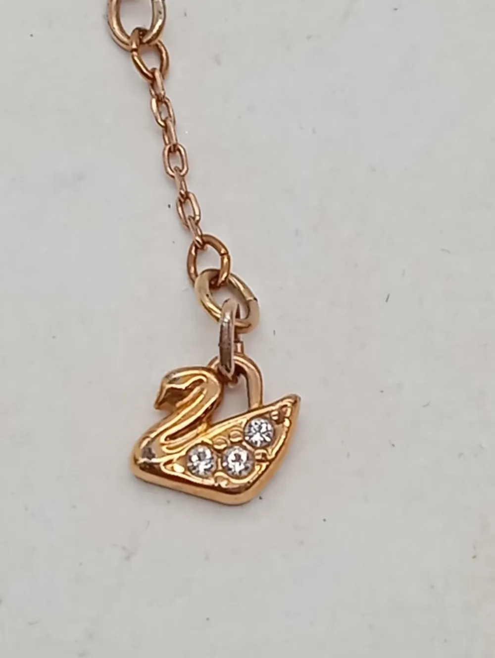 Ketten>Swarovski Halskette goldfarben