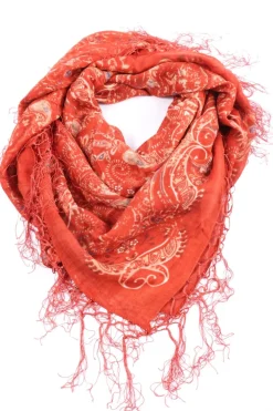 Tücher>accessoires by takko fashion Halstuch rotwollweiß