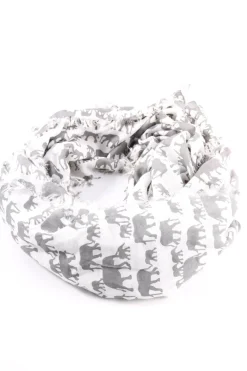 Tücher> Halstuch weißhellgrau