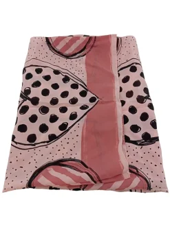 Tücher>Moschino Halstuch pinkschwarz