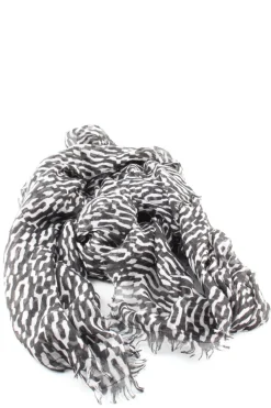 Tücher>H&M Halstuch schwarzweiß