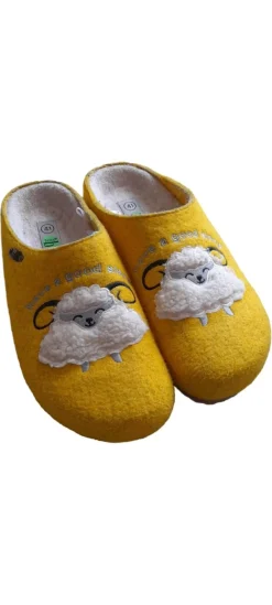 Hausschuhe>Bama Hausschuhe Größe 41 gelb