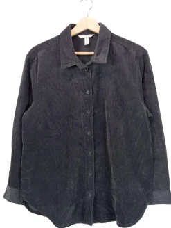 Blusen>H&M L.O.G.G. Hemd-Bluse Größe 42 hellgrau