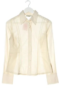 Blusen>Tita Hemd-Bluse Größe 38 blassgelb