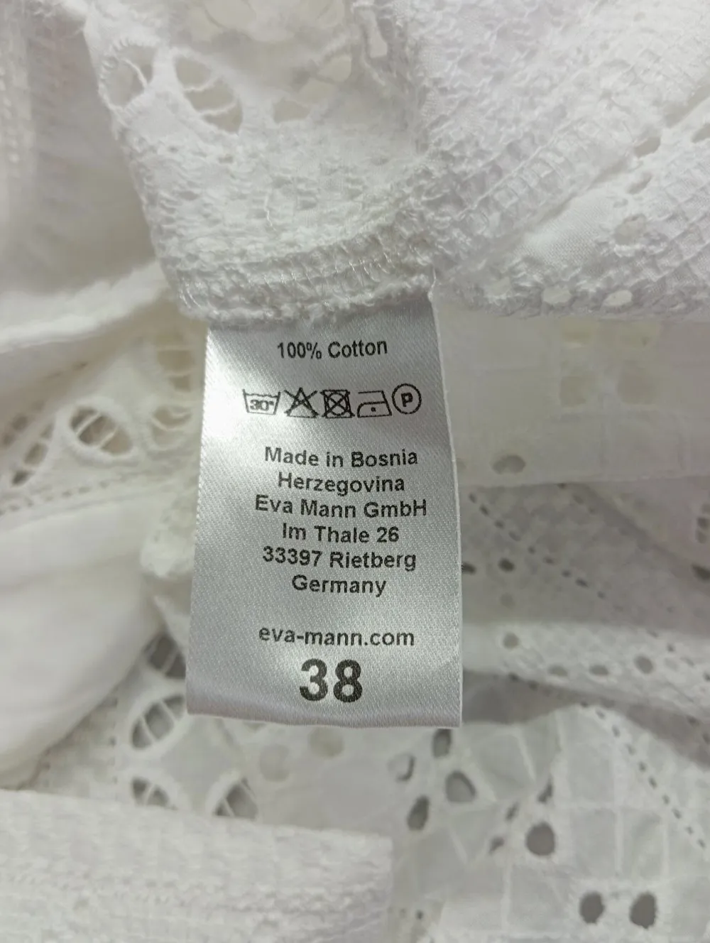 Hemd-Bluse Größe 38-Eva Mann Outlet