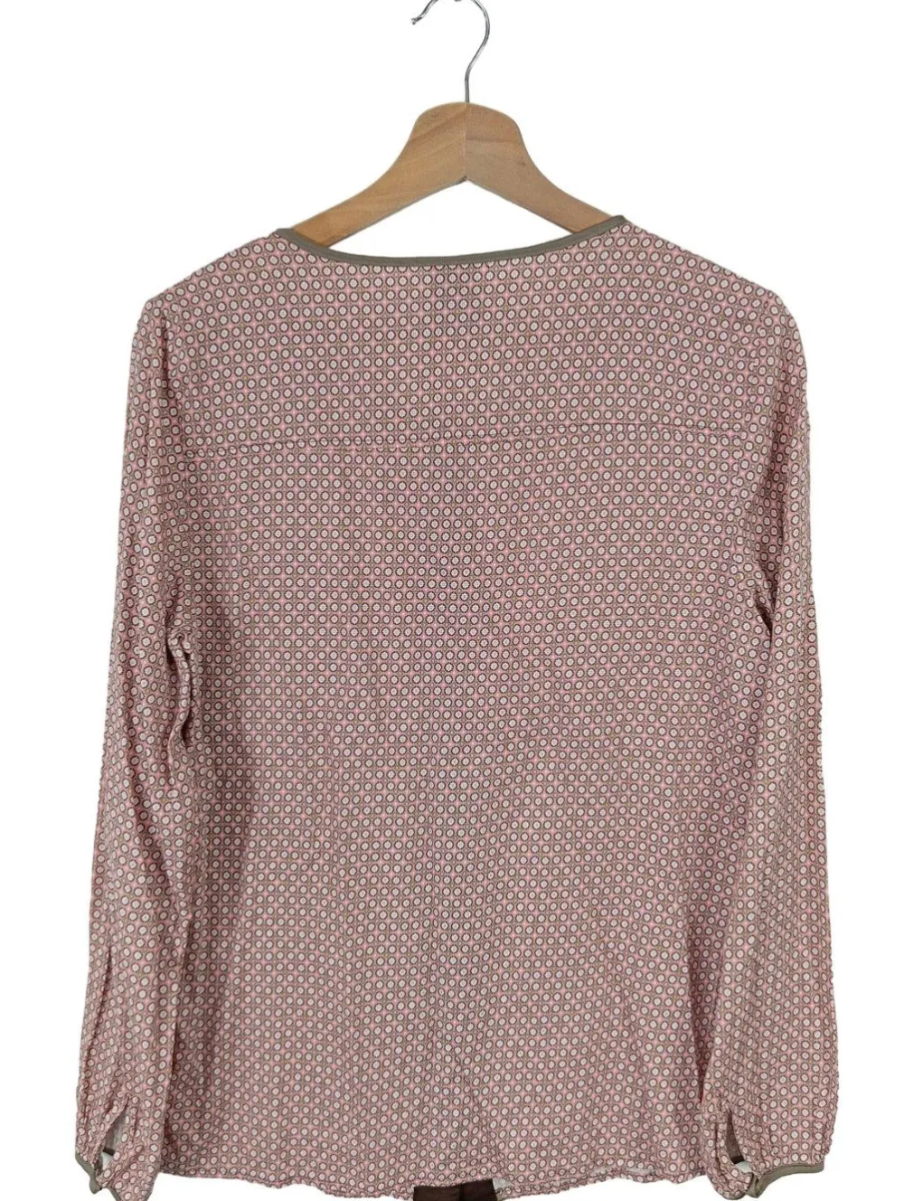 Blusen>C'est Paris Hemd-Bluse Größe 38 pinkbraun
