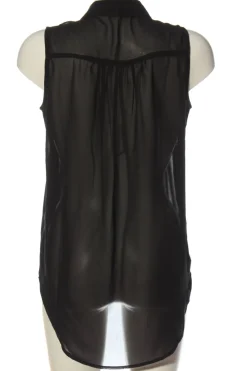 Blusen>Amisu Hemd-Bluse Größe 38 schwarz