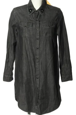 Kleider>think chic Hemdblusenkleid Größe 36 hellgrau