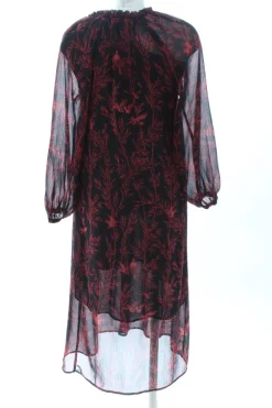 Kleider>MNG Hemdblusenkleid Größe 34 schwarzrot