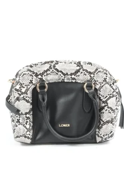 Henkeltaschen>LCredi Henkeltasche hellgrauschwarz