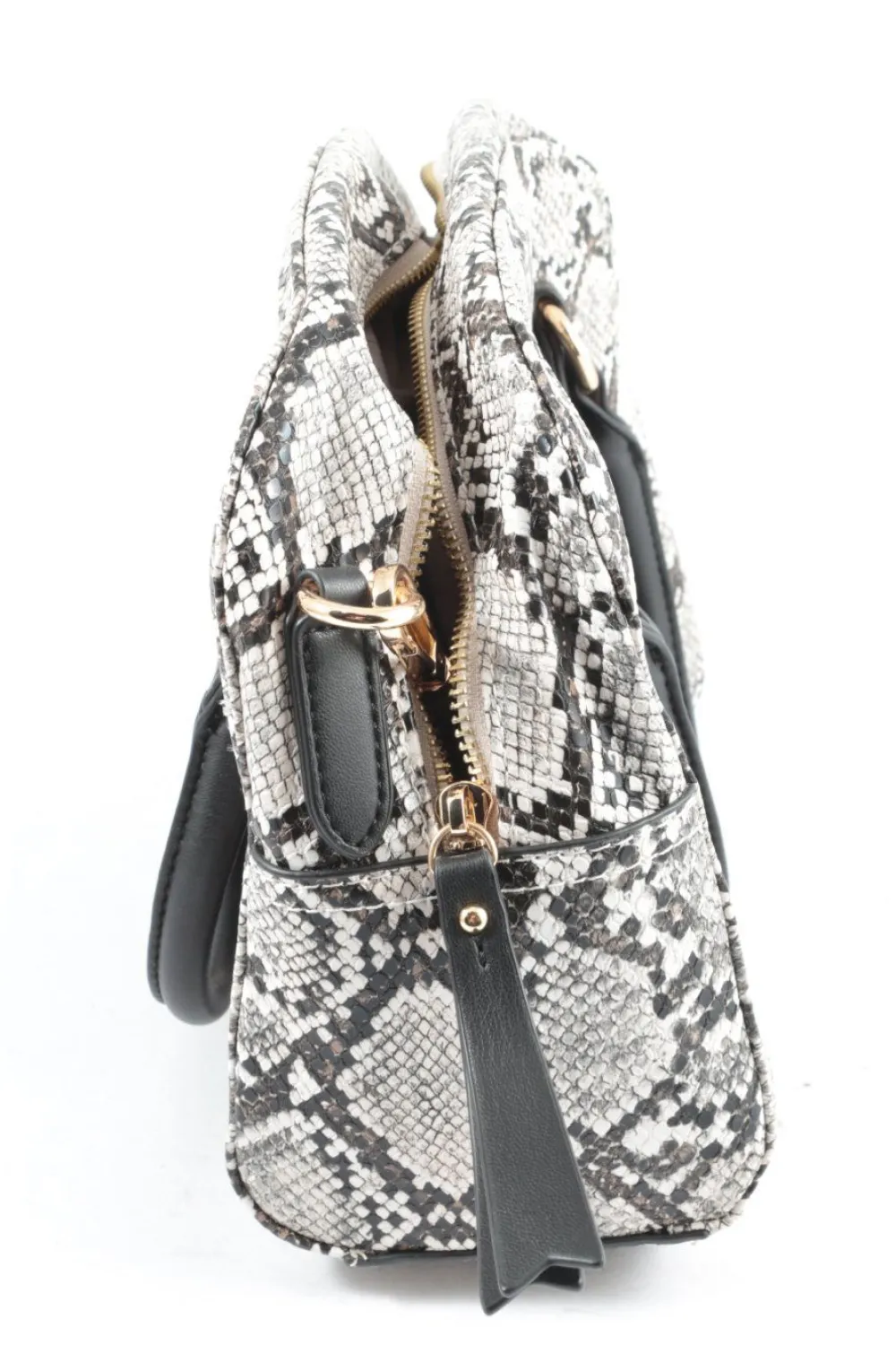 Henkeltaschen>LCredi Henkeltasche hellgrauschwarz