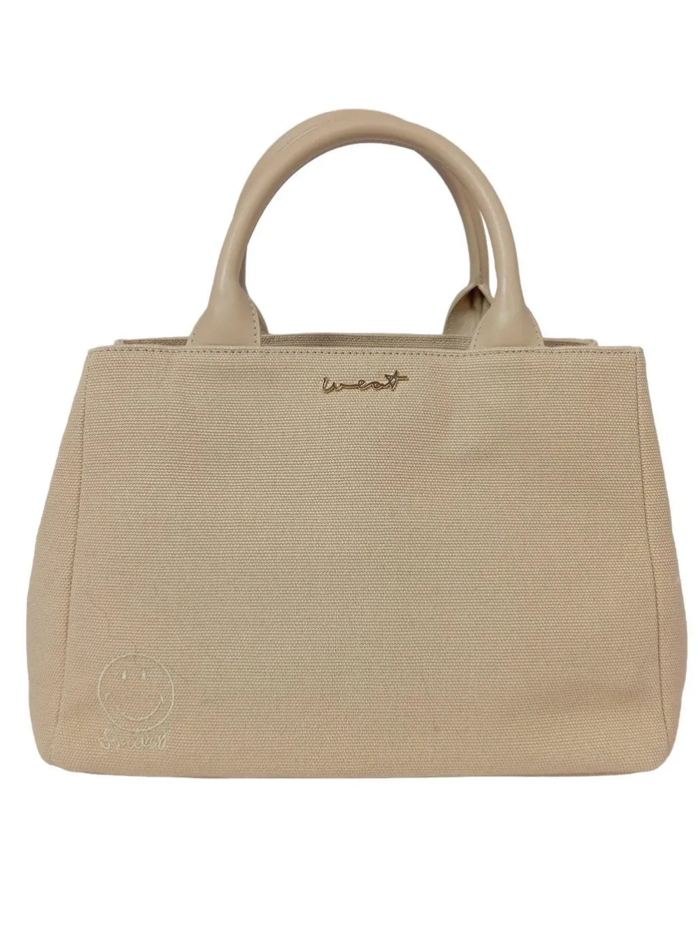 Henkeltaschen>SMILEY Henkeltasche creme