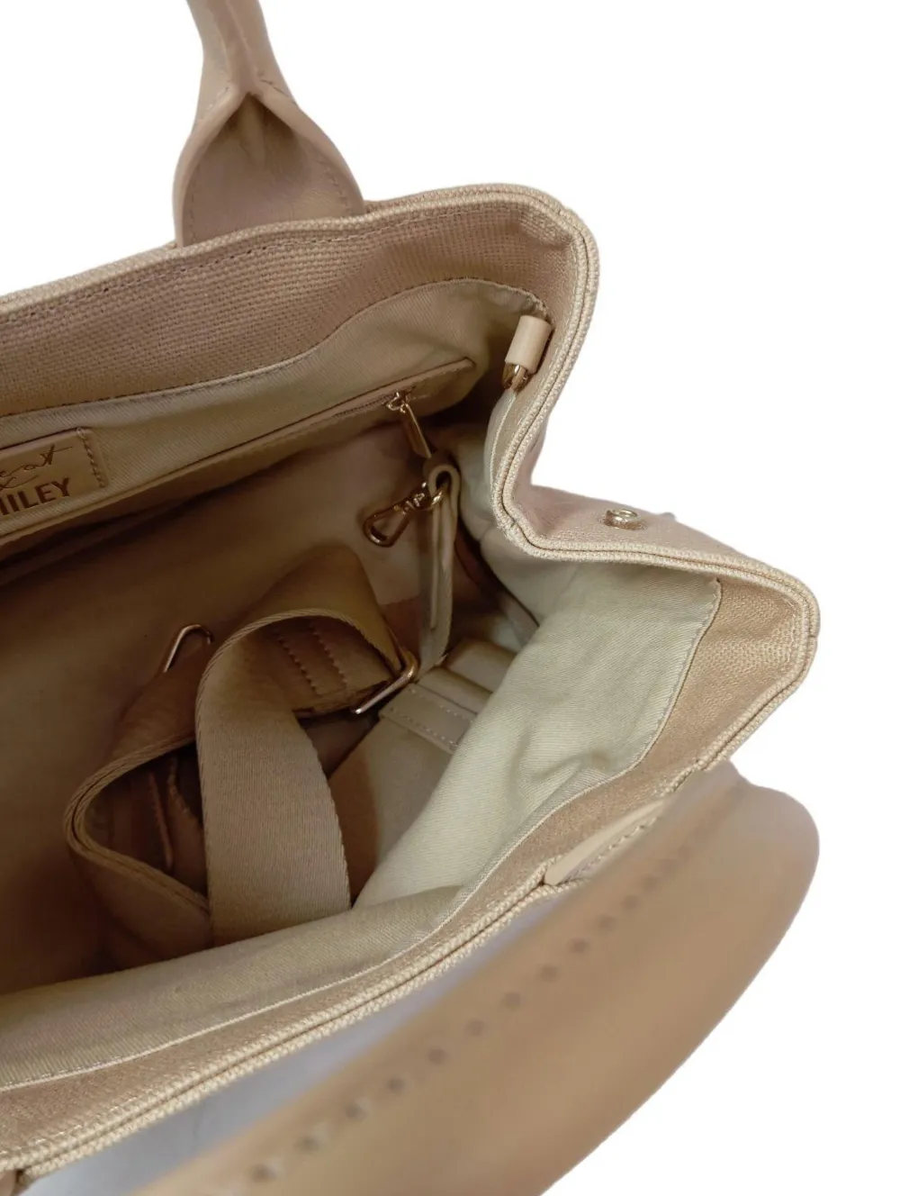 Henkeltaschen>SMILEY Henkeltasche creme