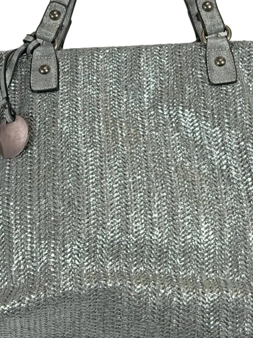 Henkeltaschen> Henkeltasche silberfarben