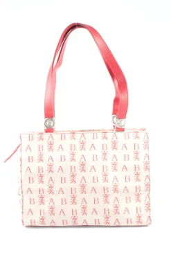 Henkeltaschen>Bea Auersperg Henkeltasche wollweißrot