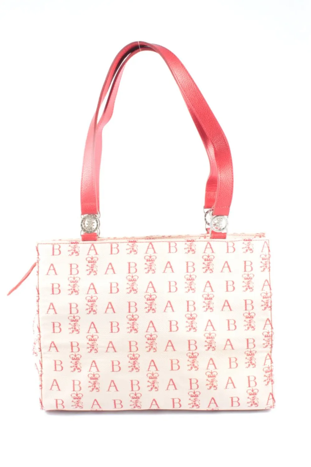 Henkeltaschen>Bea Auersperg Henkeltasche wollweißrot