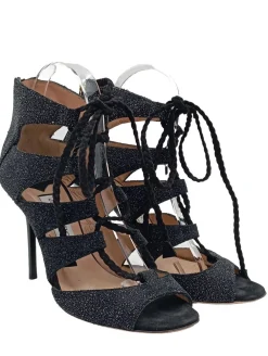 Sandaletten>Jimmy Choo High Heel Sandaletten Größe 36,5 schwarz