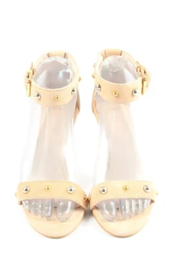 Sandaletten>Maje High Heel Sandaletten Größe 38 nude