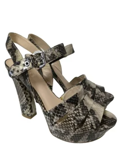 Sandaletten>Guess High Heel Sandaletten Größe 38 cremeschwarz