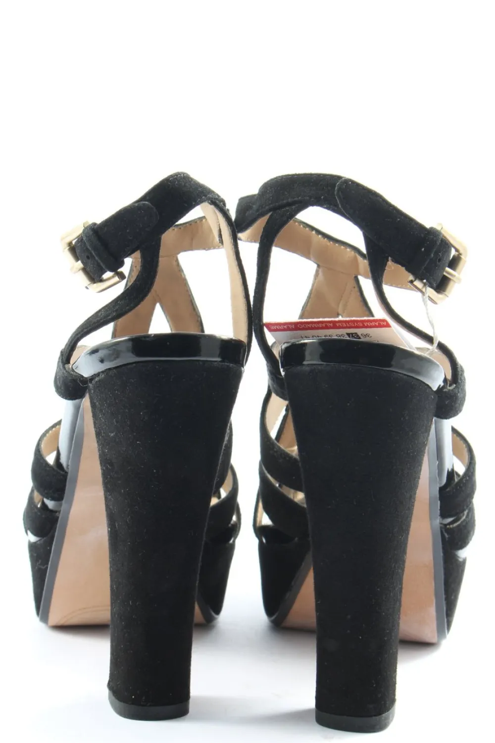 Sandaletten>Zara Basic High Heel Sandaletten Größe 37 schwarz