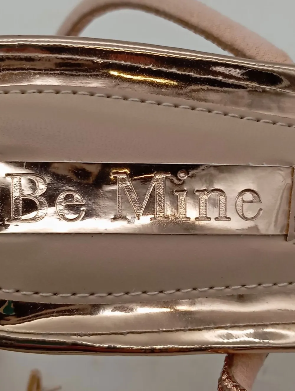 Sandaletten>Be u2661 Mine High Heel Sandaletten Größe 39 goldfarben