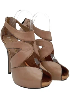 Sandaletten>Buffalo London High Heel Sandaletten Größe 40 braun