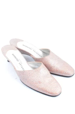 Sandaletten>Charles Jourdan High Heel Sandaletten Größe 39 silberfarben