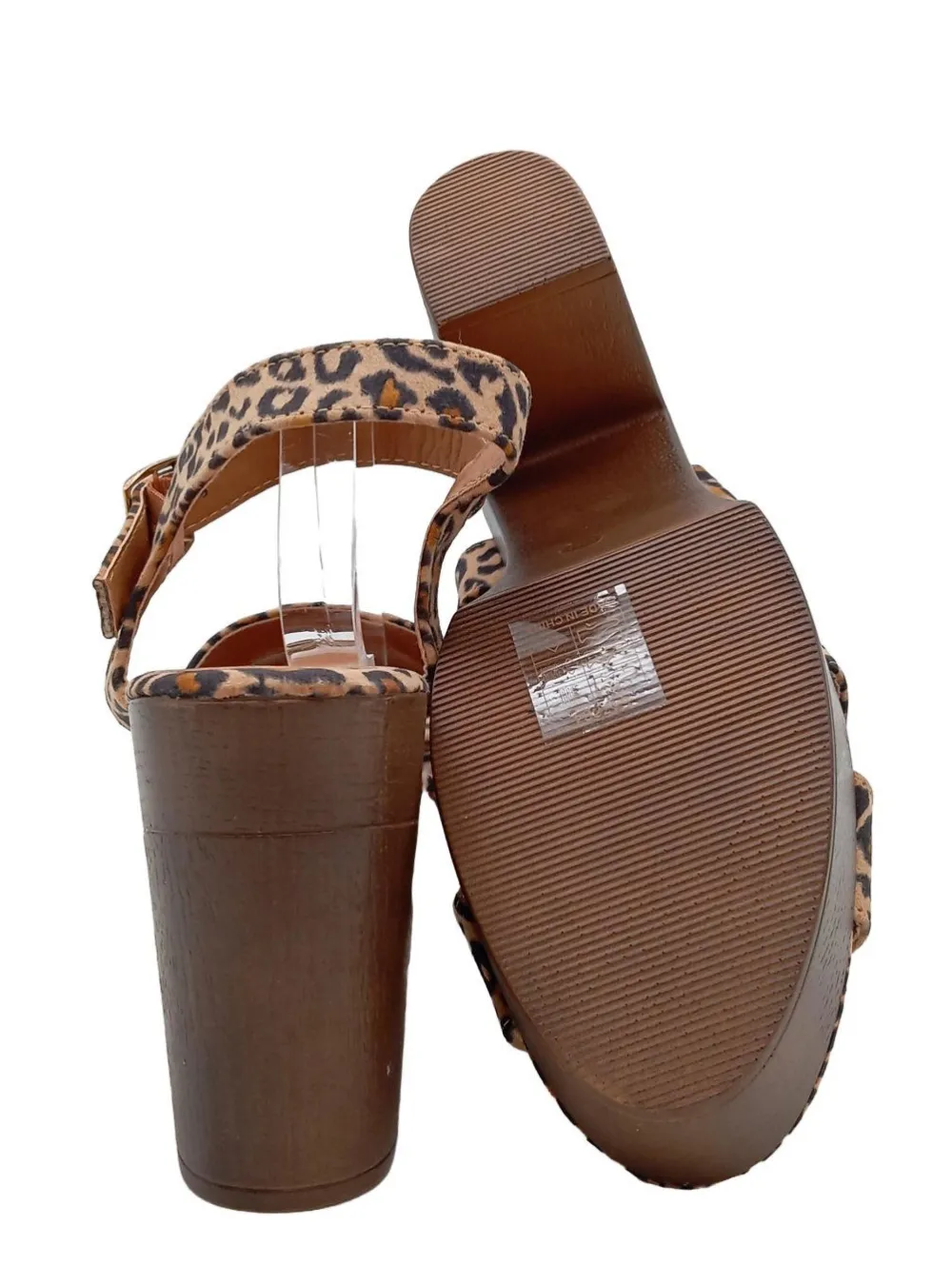 High Heel Sandaletten Größe 39-Rainbow