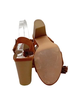 Sandaletten>Claudia Ghizzani High Heel Sandaletten Größe 41 braun