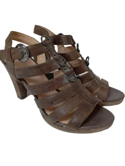 Sandaletten>5th Avenue High Heel Sandaletten Größe 38 braun