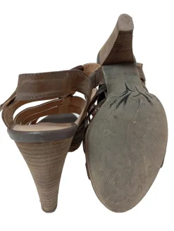 Sandaletten>5th Avenue High Heel Sandaletten Größe 38 braun