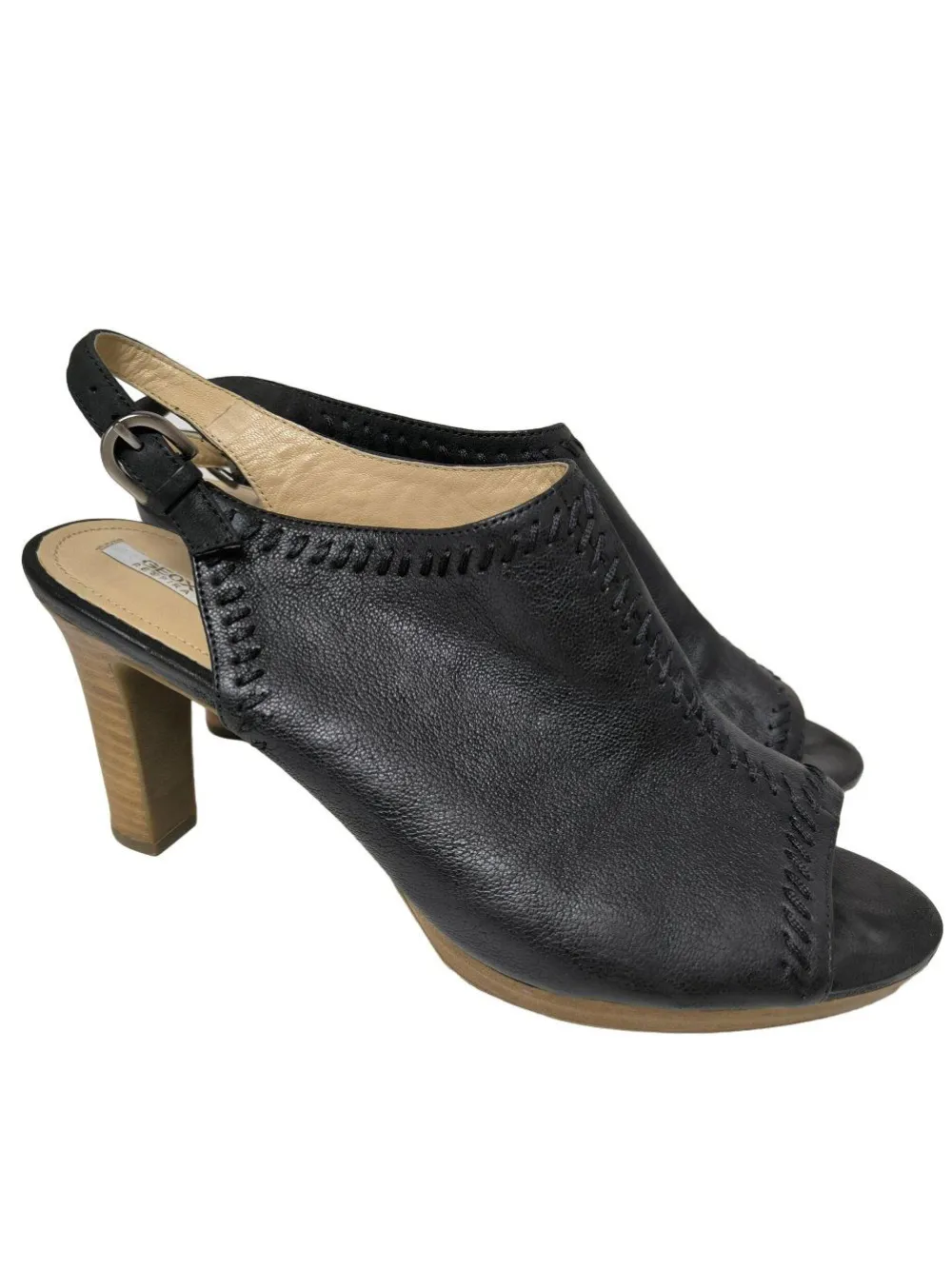 Sandaletten>Geox High Heel Sandaletten Größe 39,5 schwarz