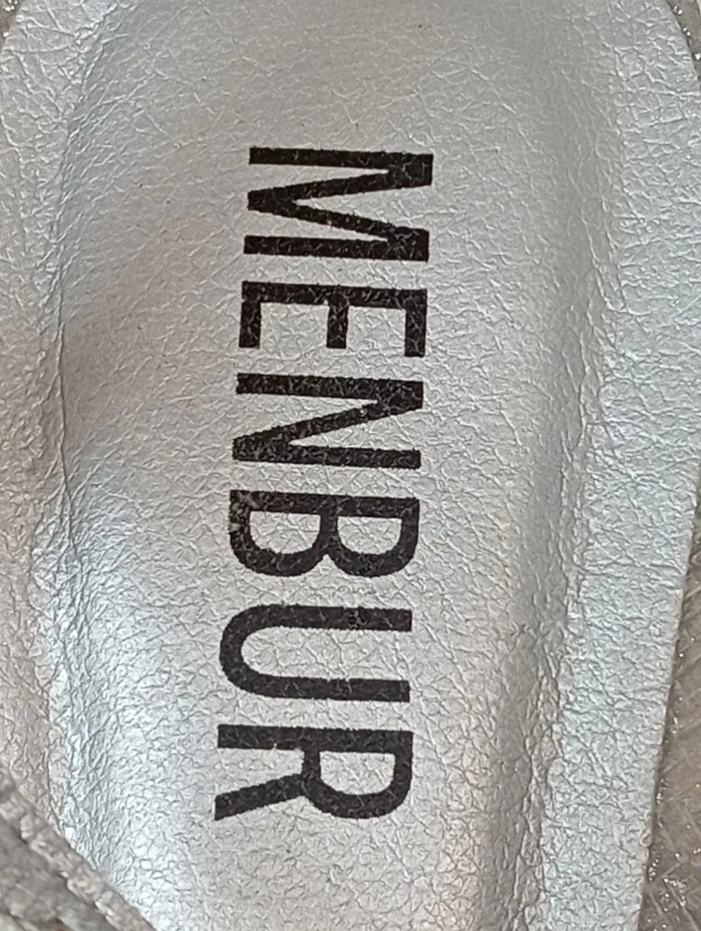 Sandaletten>Menbur High Heel Sandaletten Größe 39 silberfarben