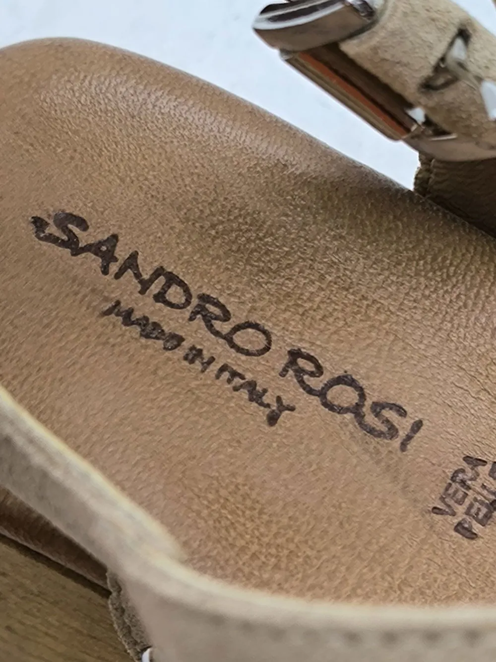 Sandaletten>Sandro Rosi High Heel Sandaletten Größe 40 wollweiß