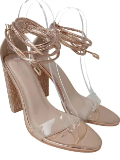 Sandaletten>Public Desire High Heel Sandaletten Größe 38 bronzefarben