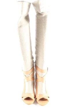 Stiefel>Stefanel High Heel Stiefel Größe 38 hellgraunude