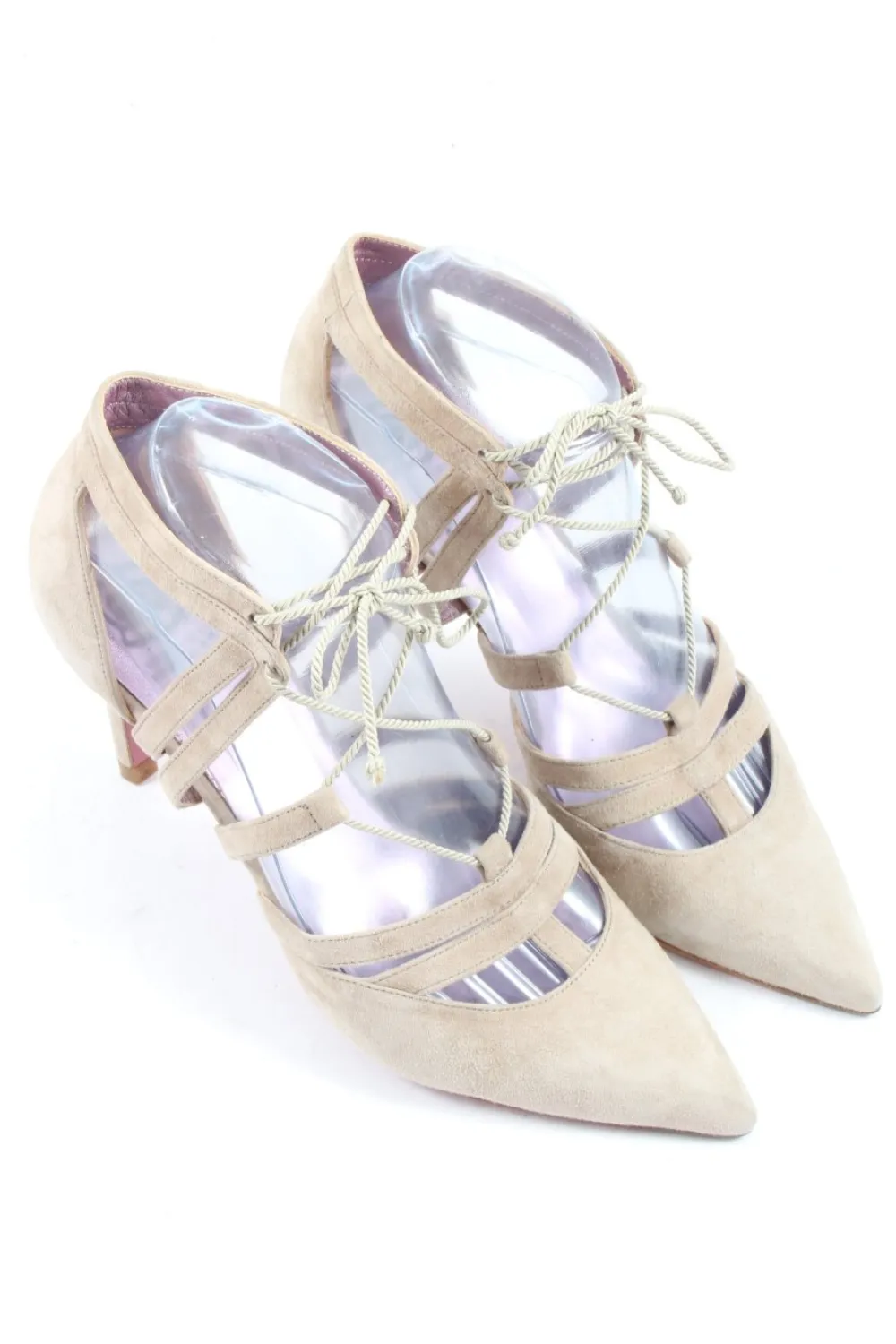 Pumps>Ursula mascaru00f3 High Heels Größe 37 wollweiß