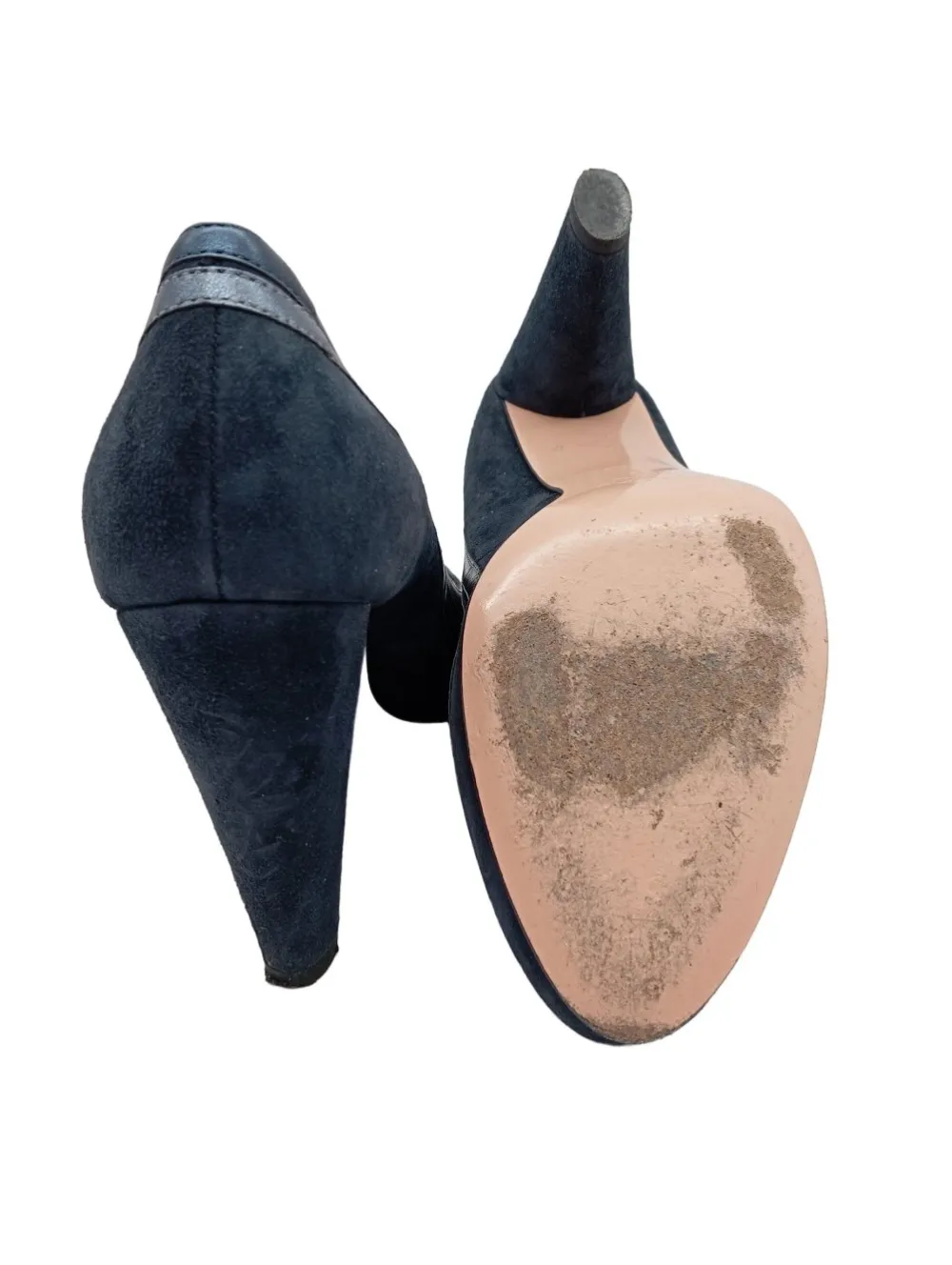 Pumps>Fornarina High Heels Größe 39 dunkelblau