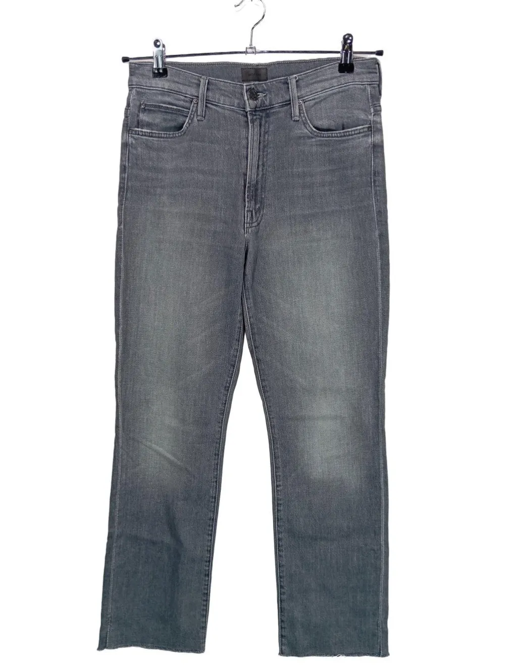 Jeans>Mother High Waist Jeans Größe 38 hellgrau