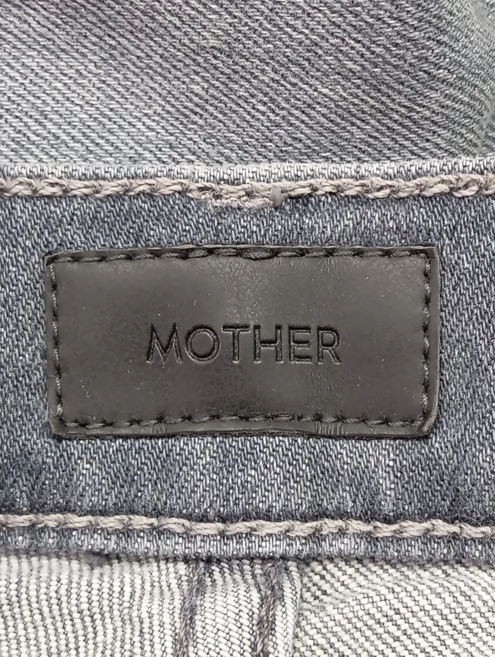 Jeans>Mother High Waist Jeans Größe 38 hellgrau