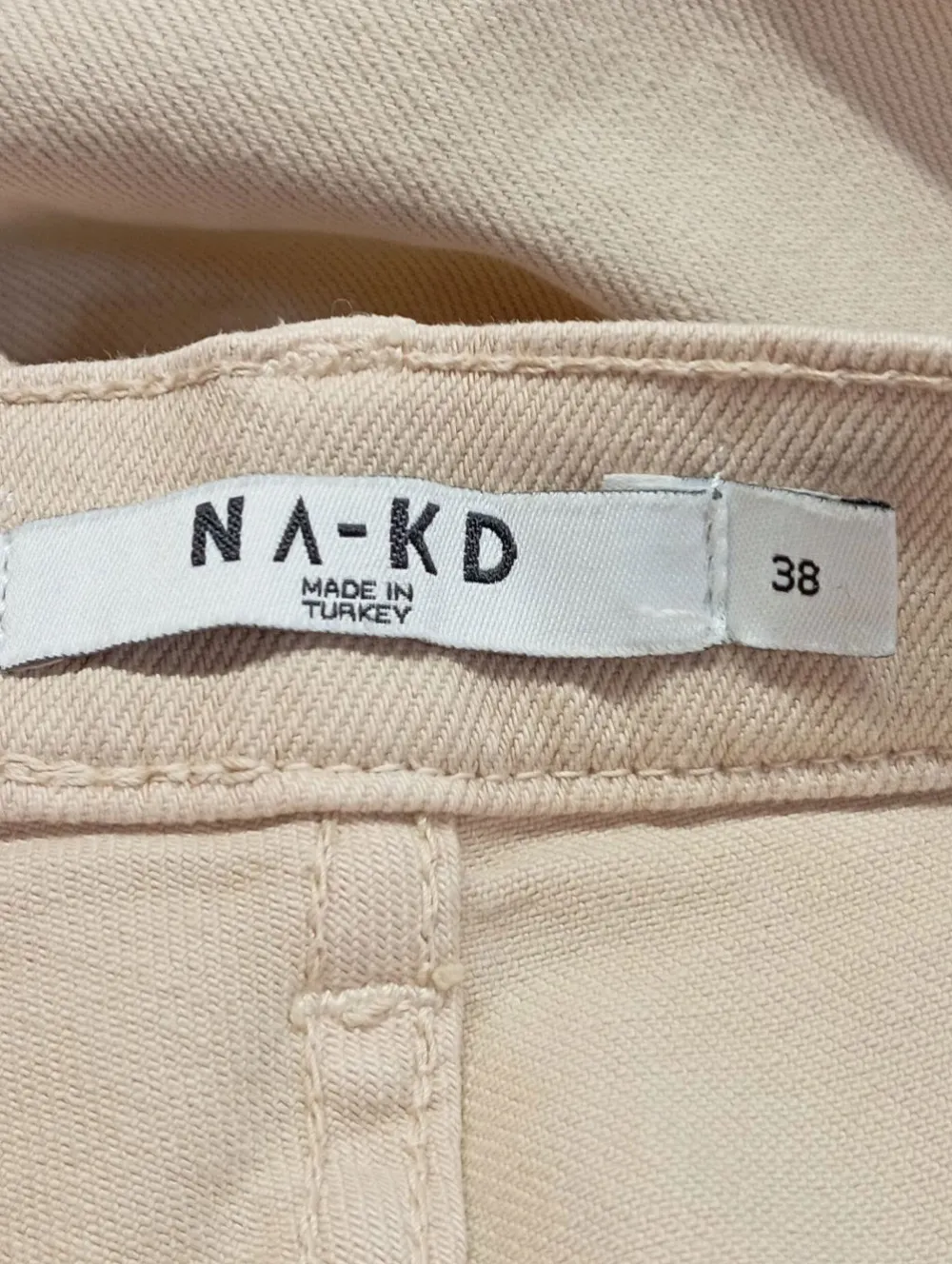 Jeans>NA-KD High Waist Jeans Größe 38 wollweiß