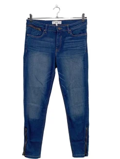 Jeans>Mango High Waist Jeans Größe 42 blau