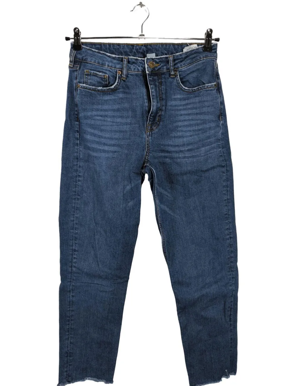 Jeans>H&M Divided High Waist Jeans Größe 38 blau