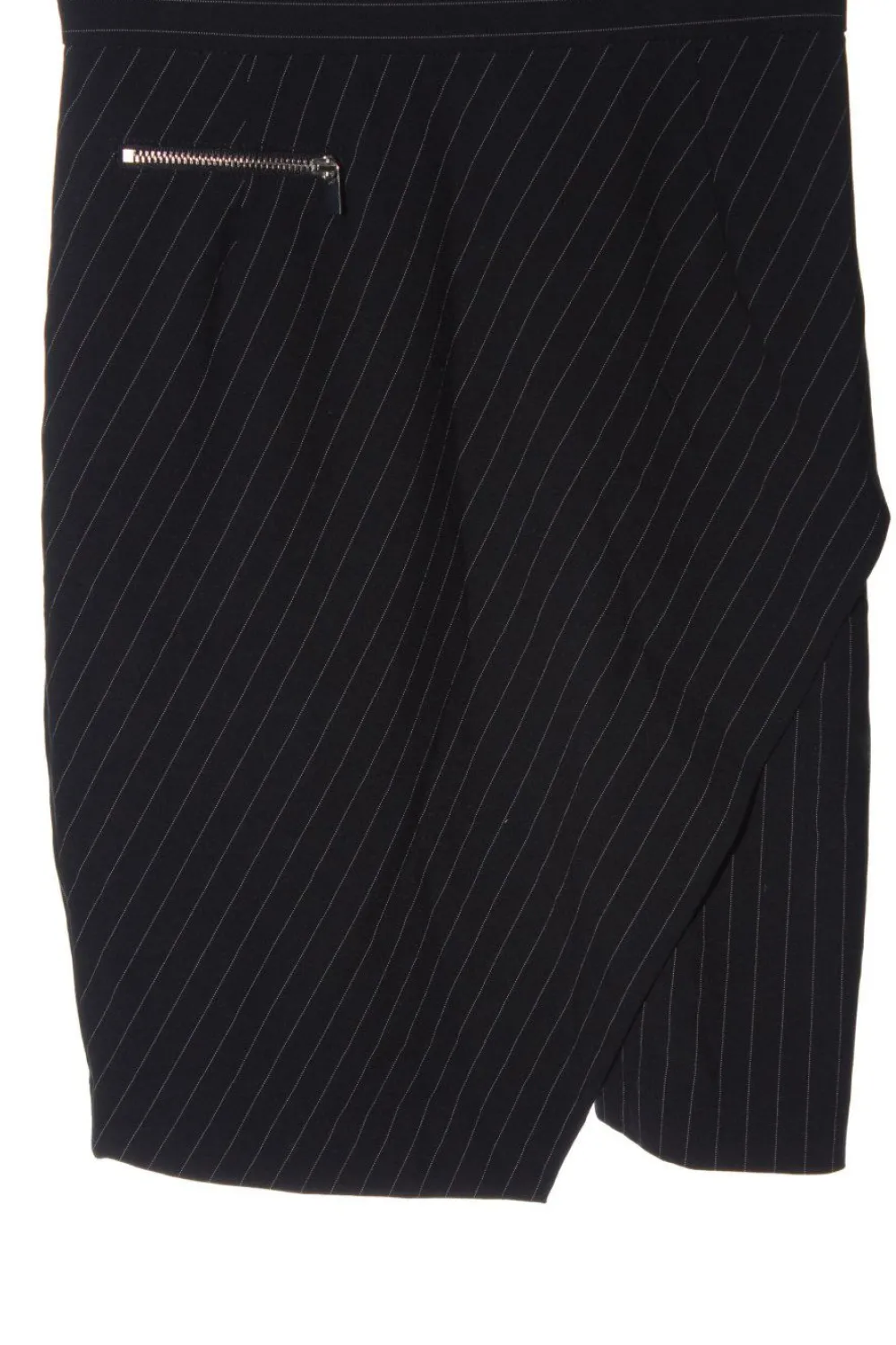 Röcke>H&M High Waist Rock Größe 34 blauweiß