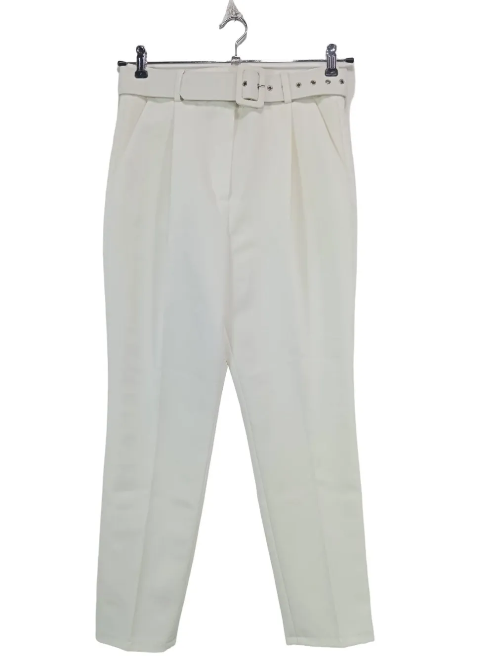 Hosen>TOPTOP STUDIO High-Waist Hose Größe 40 weiß