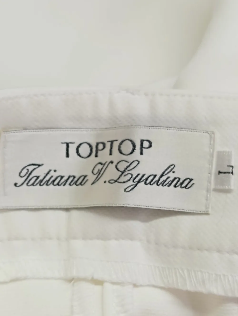 Hosen>TOPTOP STUDIO High-Waist Hose Größe 40 weiß