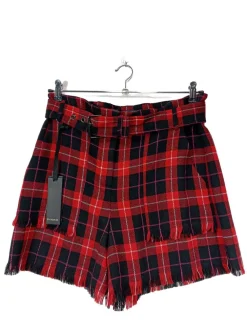 Kurze Hosen>Pinko High-Waist-Shorts Größe 40 rotschwarz