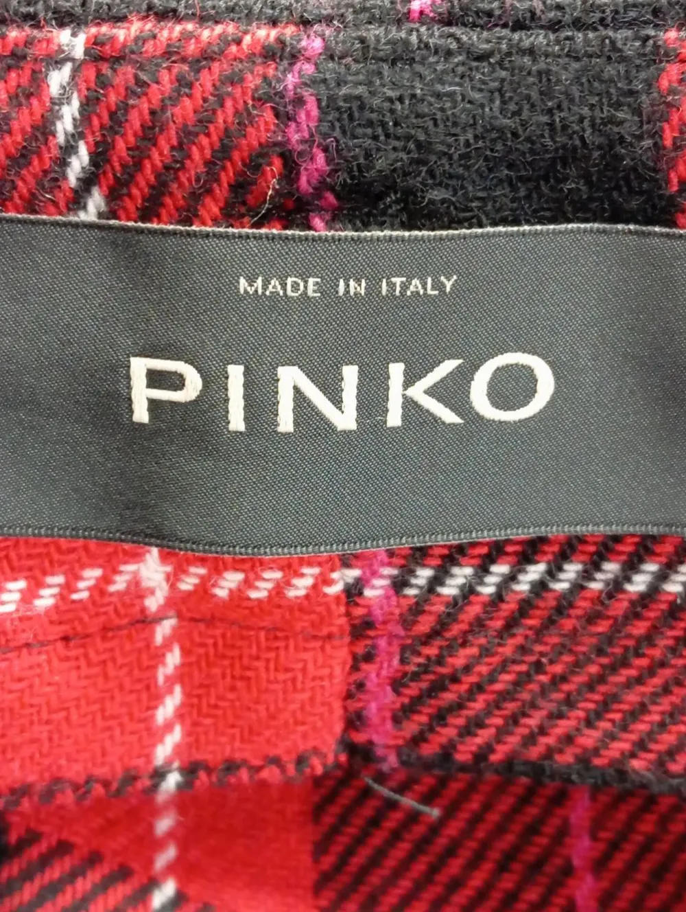 Kurze Hosen>Pinko High-Waist-Shorts Größe 40 rotschwarz